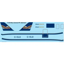 26decals 72-29 1/72 Blue Islands Jetstream Decal For Aircraft