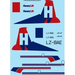 26decals 72-38 1/72 Heavylift An-12 Decal For Aircraft