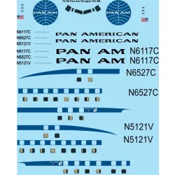 26decals 72-46 1/72 Pan Am Douglas Dc-6b Decal For Aircraft