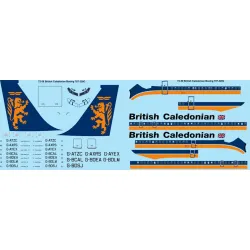 26decals 72-59 1/72 Bcal Late Boeing 707-320c Decal For Aircraft