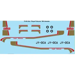 26decals 72-92 1/72 Alia Royal Falcons Bn Islander Accessoreis For Aircraft