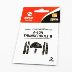 Red Fox Qs-32001 1/32 A-10a Thunderbolt Ii 3d Acrylic Instrument Panel Trumpeter