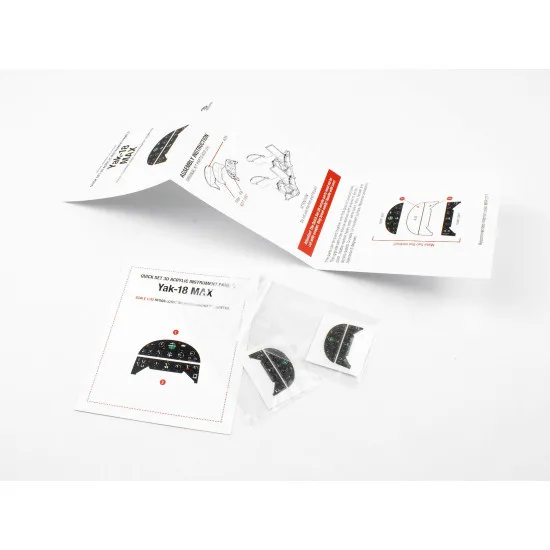 Red Fox Qs-32007 1/32 Yakovlev Yak-18 Max 3d Acrylic Instrument Panel Trumpeter