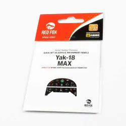Red Fox Qs-32007 1/32 Yakovlev Yak-18 Max 3d Acrylic Instrument Panel Trumpeter