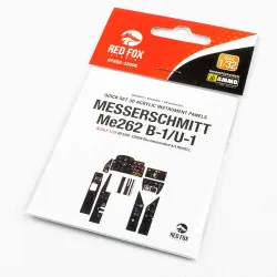 Red Fox Qs-32008 1/32 Messerschmitt Me-262 B1/U1 3d Acrylic Instrument Panel For Revell