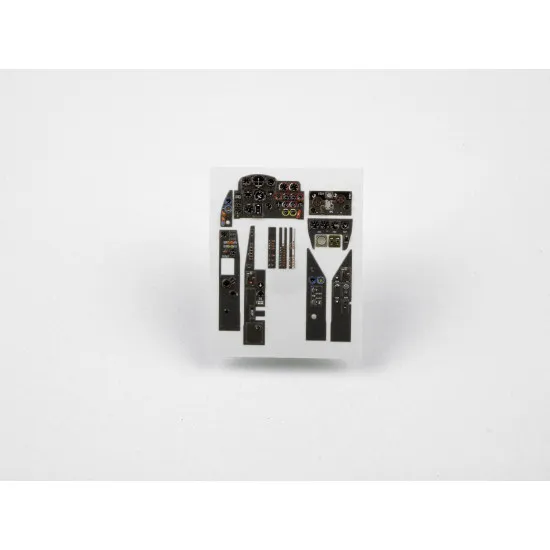 Red Fox Qs-32008 1/32 Messerschmitt Me-262 B1/U1 3d Acrylic Instrument Panel For Revell