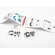 Red Fox Qs-32012 1/32 Junkers Ju 88a-4 3d Acrylic Instrument Panel Set Revell