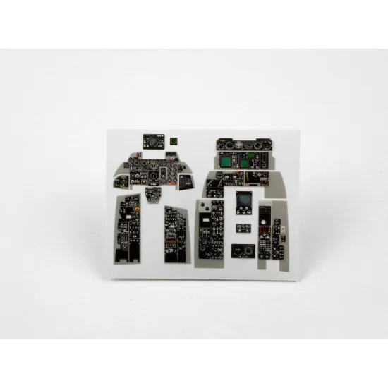 Red Fox Qs-32013 1/32 F-4g Phantom Ii Wild Weasel 3d Acrylic Instrument Panel For Revell