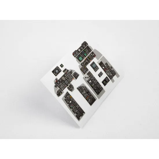 Red Fox Qs-32013 1/32 F-4g Phantom Ii Wild Weasel 3d Acrylic Instrument Panel For Revell