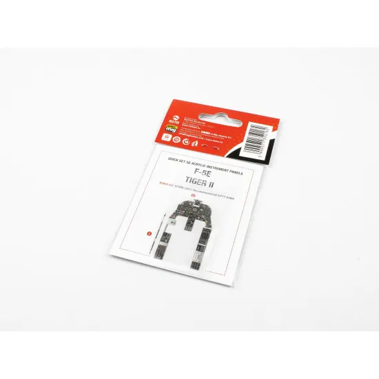 Red Fox Qs-32017 1/32 F-5e Tiger Ii 3d Acrylic Instrument Panel For Kitty Hawk