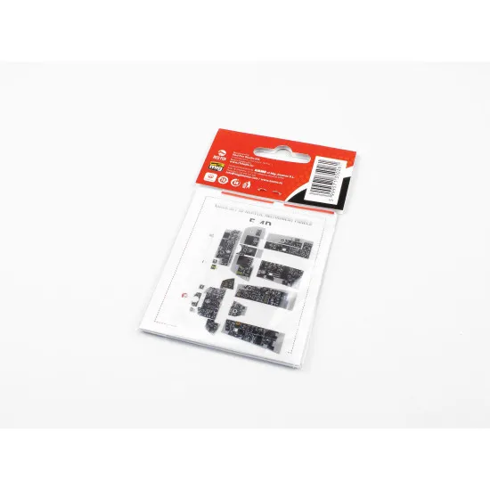 Red Fox Qs-32027 1/32 F-4d Phantom Ii 3d Acrylic Instrument Panel Set For Tamiya