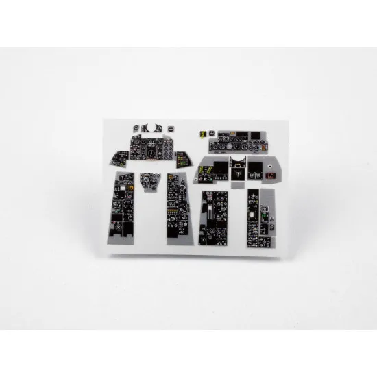 Red Fox Qs-32027 1/32 F-4d Phantom Ii 3d Acrylic Instrument Panel Set For Tamiya