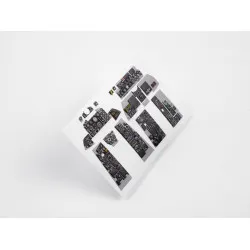 Red Fox Qs-32027 1/32 F-4d Phantom Ii 3d Acrylic Instrument Panel Set For Tamiya