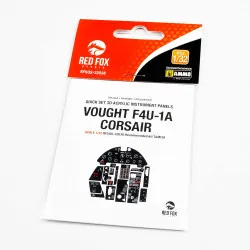 Red Fox Qs-32038 1/32 Vought F4u-1a Corsair 3d Acrylic Instrument Panel Tamiya
