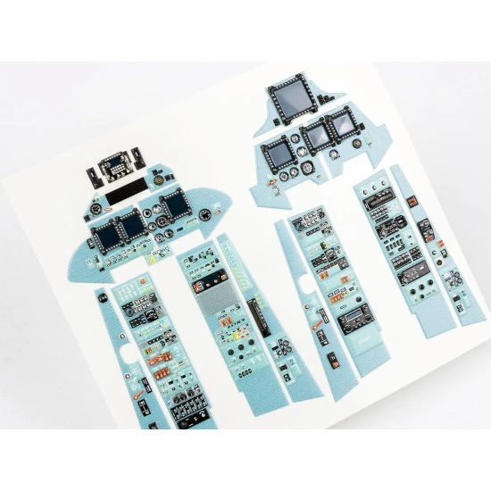 Red Fox Qs-32052 1/32 Su-30 Mki Flanker G 3d Acrylic Instrument Panel Trumpeter