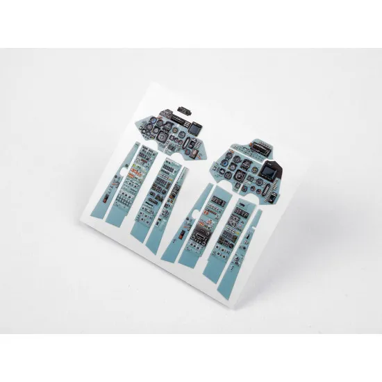 Red Fox Qs-32057 1/32 Sukhoi Su-27 Flanker C Ub 3d Acrylic Instrument Panel For Trumpeter