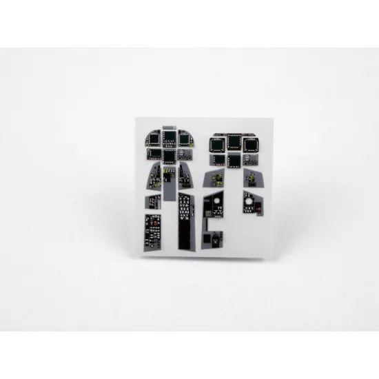 Red Fox Qs-32060 1/32 F/A-18f Super Hornet 3d Acrylic Instrument Panel For Trumpeter