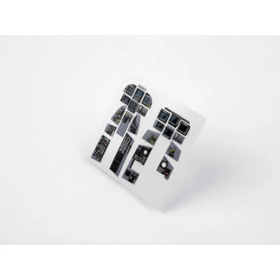 Red Fox Qs-32060 1/32 F/A-18f Super Hornet 3d Acrylic Instrument Panel For Trumpeter