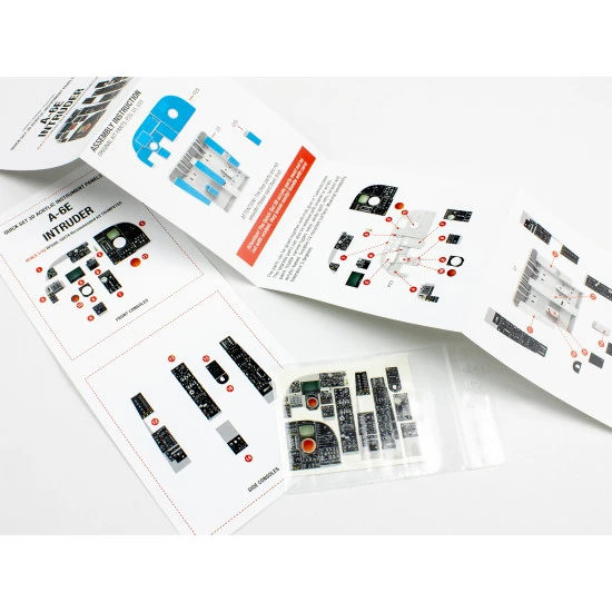 Red Fox Qs-32074 1/32 A-6e Intruder 3d Acrylic Instrument Panel For Trumpeter