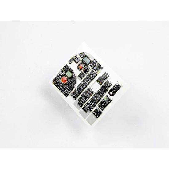 Red Fox Qs-32074 1/32 A-6e Intruder 3d Acrylic Instrument Panel For Trumpeter