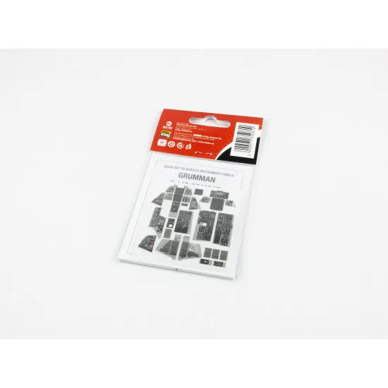 Red Fox Qs-32082 1/32 Grumman F-14b Tomcat 3d Acrylic Instrument Panel Set For Trumpeter