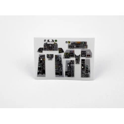 Red Fox Qs-32084 1/32 F-4e Early Phantom Ii 3d Acrylic Instrument Panel For Tamiya