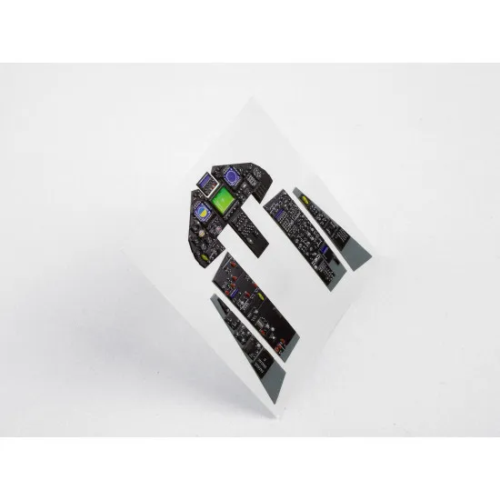 Red Fox Qs-32085 1/32 F-117a Nighthawk Late 3d Acrylic Instrument Panel Trumpeter
