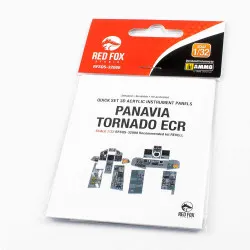 Red Fox Qs-32088 1/32 Panavia Tornado Ecr 3d Acrylic Instrument Panel Revell