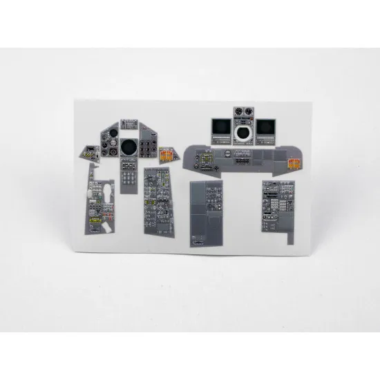 Red Fox Qs-32089 1/32 Panavia Tornado Gr1/Ids 3d Acrylic Instrument Panel For Revell