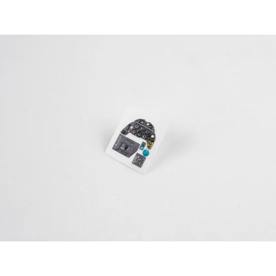 Red Fox Qs-32095 1/32 Messerschmitt Bf 109f-4 3d Acrylic Instrument Panel Hasegawa