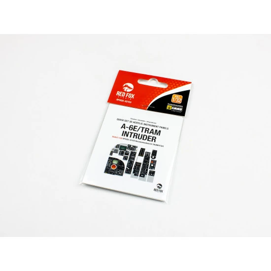 Red Fox Qs-32103 1/32 A-6e Tram Intruder 3d Acrylic Instrument Panel For Trumpeter