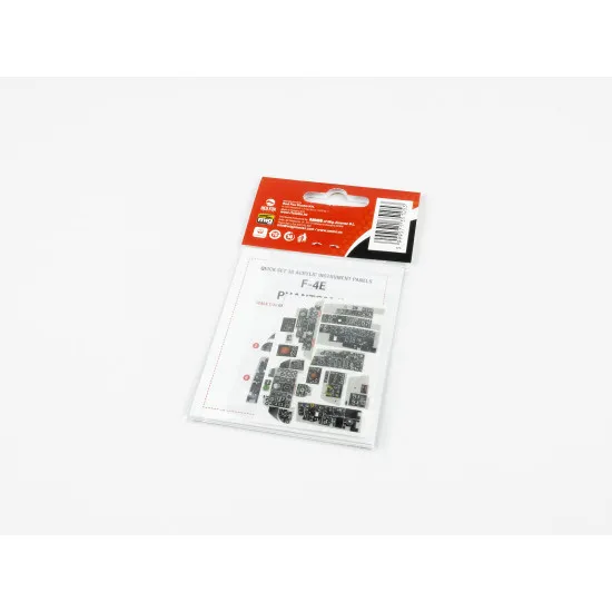 Red Fox QS-32106 1/32 F-4E Phantom II 3D Acrylic Instrument Panel Set Academy