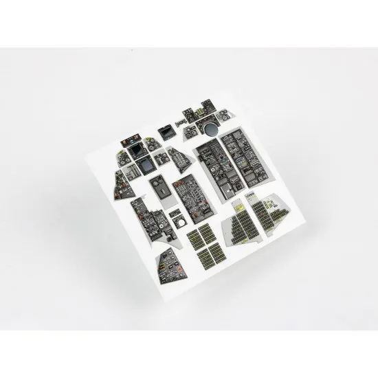 Red Fox Qs-32107 1/32 Grumman F-14a Tomcat 3d Acrylic Instrument Panel Trumpeter