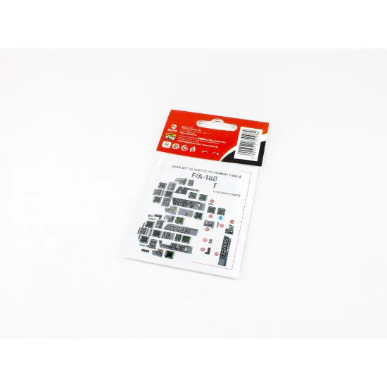 Red Fox Qs-32109 1/32 Grumman F/A-1b Hornet 3d Acrylic Instrument Panel Kinetic