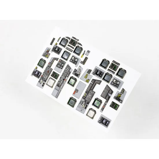 Red Fox Qs-32111 1/32 F/A-18d Early Hornet 3d Acrylic Instrument Panel For Academy