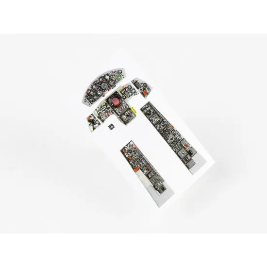 Red Fox Qs-32115 1/32 F-104g Starfighter 3d Acrylic Instrument Panel For Hasegawa