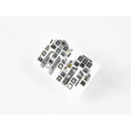 Red Fox Qs-32119 1/32 F/A-18d Late Hornet 3d Acrylic Instrument Panel Kinetic