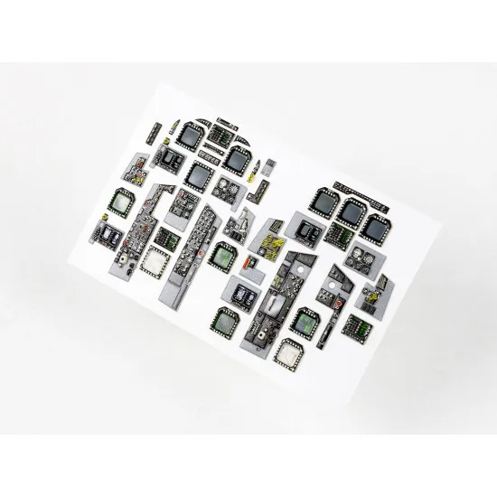 Red Fox Qs-32119 1/32 F/A-18d Late Hornet 3d Acrylic Instrument Panel Kinetic