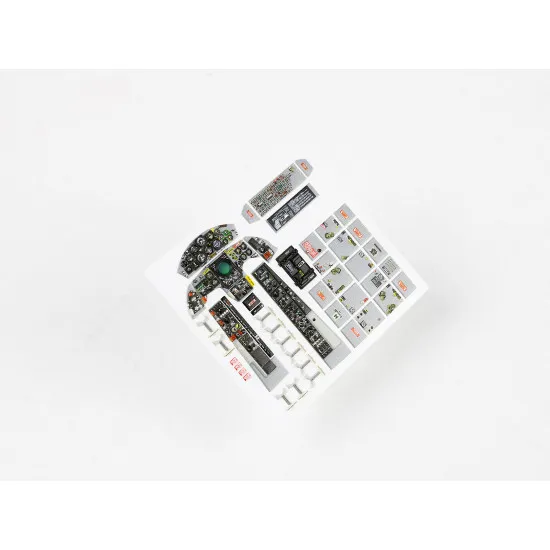 Red Fox Qs-32123 1/32 F-104c Starfighter 3d Acrylic Instrument Panel Italeri Red Fox Qs-32123 1/32 F-104c Starfighter 3d Acrylic Instrument Panel Italeri