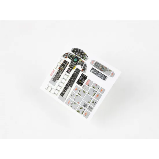 Red Fox Qs-32123 1/32 F-104c Starfighter 3d Acrylic Instrument Panel Italeri Red Fox Qs-32123 1/32 F-104c Starfighter 3d Acrylic Instrument Panel Italeri