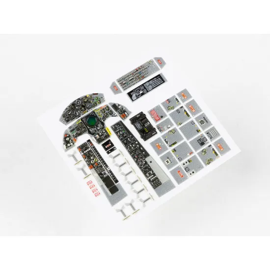 Red Fox Qs-32123 1/32 F-104c Starfighter 3d Acrylic Instrument Panel Italeri Red Fox Qs-32123 1/32 F-104c Starfighter 3d Acrylic Instrument Panel Italeri