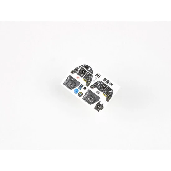 Red Fox Qs-32129 1/32 Messerschmitt Bf 109g-2/G-4 3d Acrylic Instrument Panel For Revell