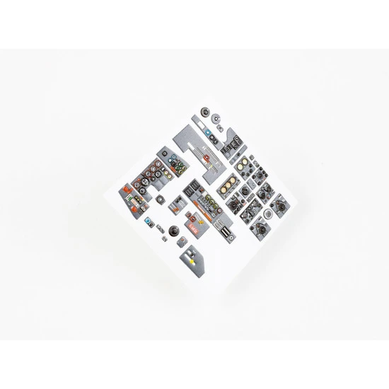 Red Fox Qs-32184 1/32 Heinkel He 219a-5/A 3d Acrylic Instrument Panel For Revell