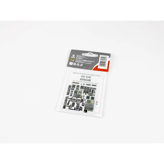 Red Fox Qs-35025 1/35 Ah-64e Apache Helicopter 3d Acrylic Instrument Panel Fortakom