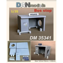 Dan Models 35341 1/35 Bus Stop Nikishine Size. 123mm 82mm. H86mm