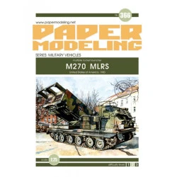 Orel 366 1/25 Multiple Rocket Launcher M270 Mlrs Usa 1983 Series Ground Military Equipment Paper Model Kit