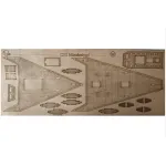 Orel 367/3 1/200 Mississippi Decks Laser Engraving Tree Model Kit