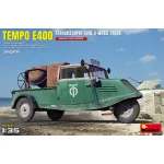 Miniart 38059 - 1/35 - Tempo E400 STAHLBLECHPRITSCHE 3-wheel truck