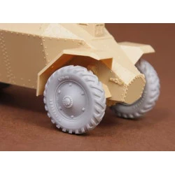 Sbs 35027 1/35 39m Csaba Wheelset Firestone For Hobbyboss Kit Resin Model