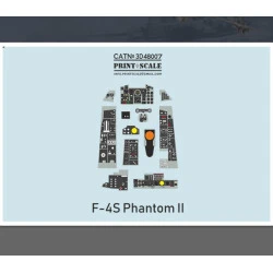 Print Scale 3d48007 1/48 Instrumental Panel F 4s Phantom Ii